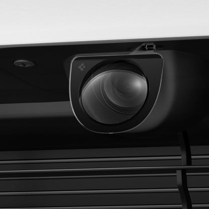 ACP11231 - Tesla Series - Front Camera Protector | TO331 showing a close-up of the front camera with the protector installed over the lens on the lower grille.