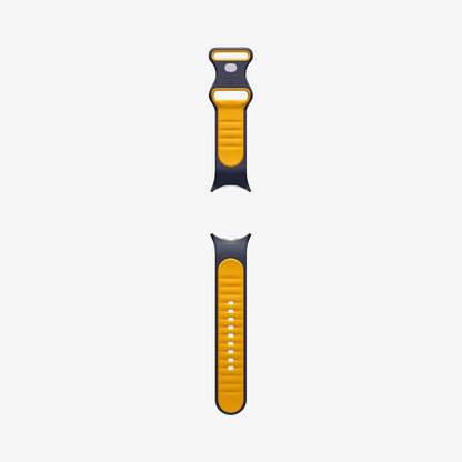 AMP09490 - PWF Series Band Nano Pop in blueberry navy showing the back of the watch band laid out flat