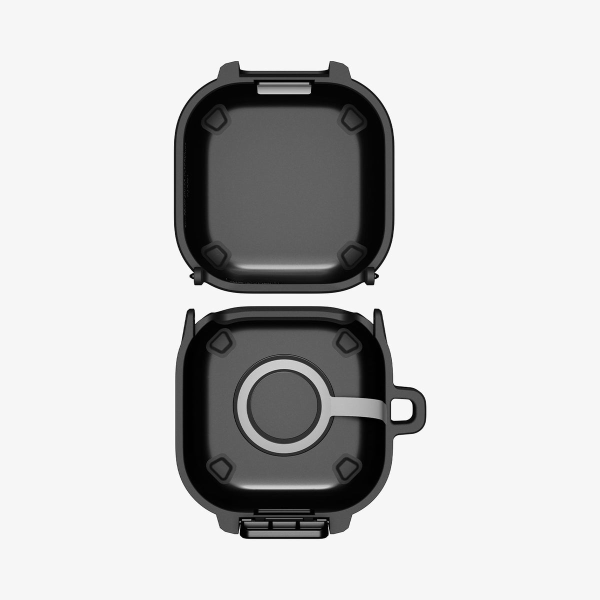 ACS11202 - Galaxy Buds 4 Series - Lock Fit in Matte Black showing the inside of case