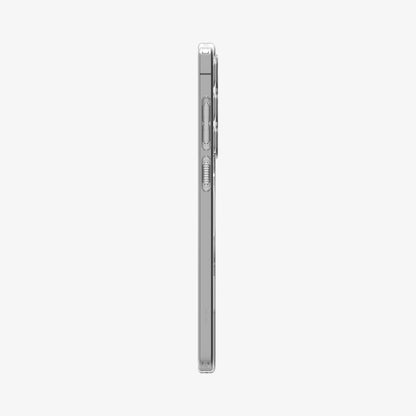 ACS10024 - Galaxy S25 FE Crystal Flex (MagFit) Case in crystal clear showing the side