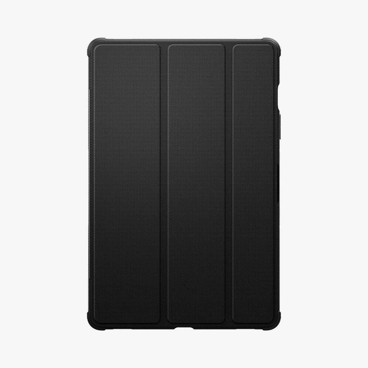 ACS09381 - Galaxy Tab S10 FE+ Case Rugged Armor Pro in Matte Black showing the front
