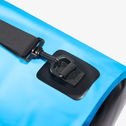 AMP06024 - AquaShield Waterproof Bag A630 in blue showing the side buckle secure strap