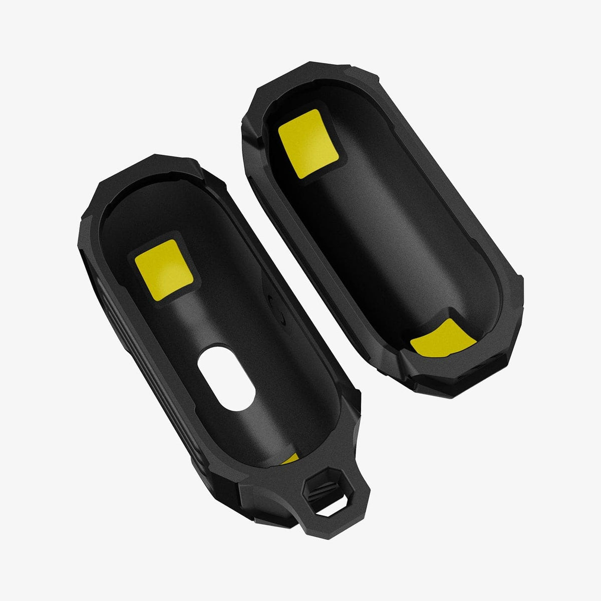 ASD01987 - Apple AirPods 3 Case Tough Armor in black showing the inside of case