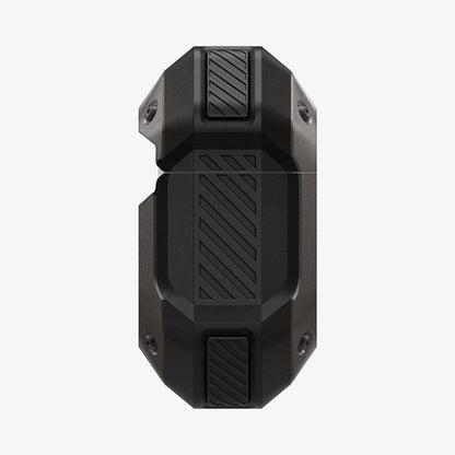 ASD01989 - Apple AirPods 3 Case Tough Armor in gunmetal showing the side