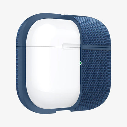 ASD02128 - Apple AirPods 3 Case Urban Fit in navy blue showing the front with case half cut open