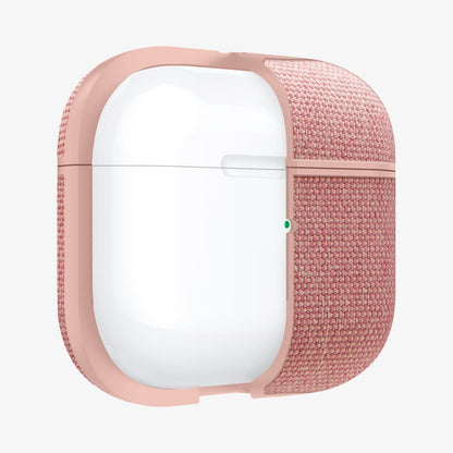 ASD02112 - Apple AirPods 3 Case Urban Fit in rose gold showing the front with case cut half open