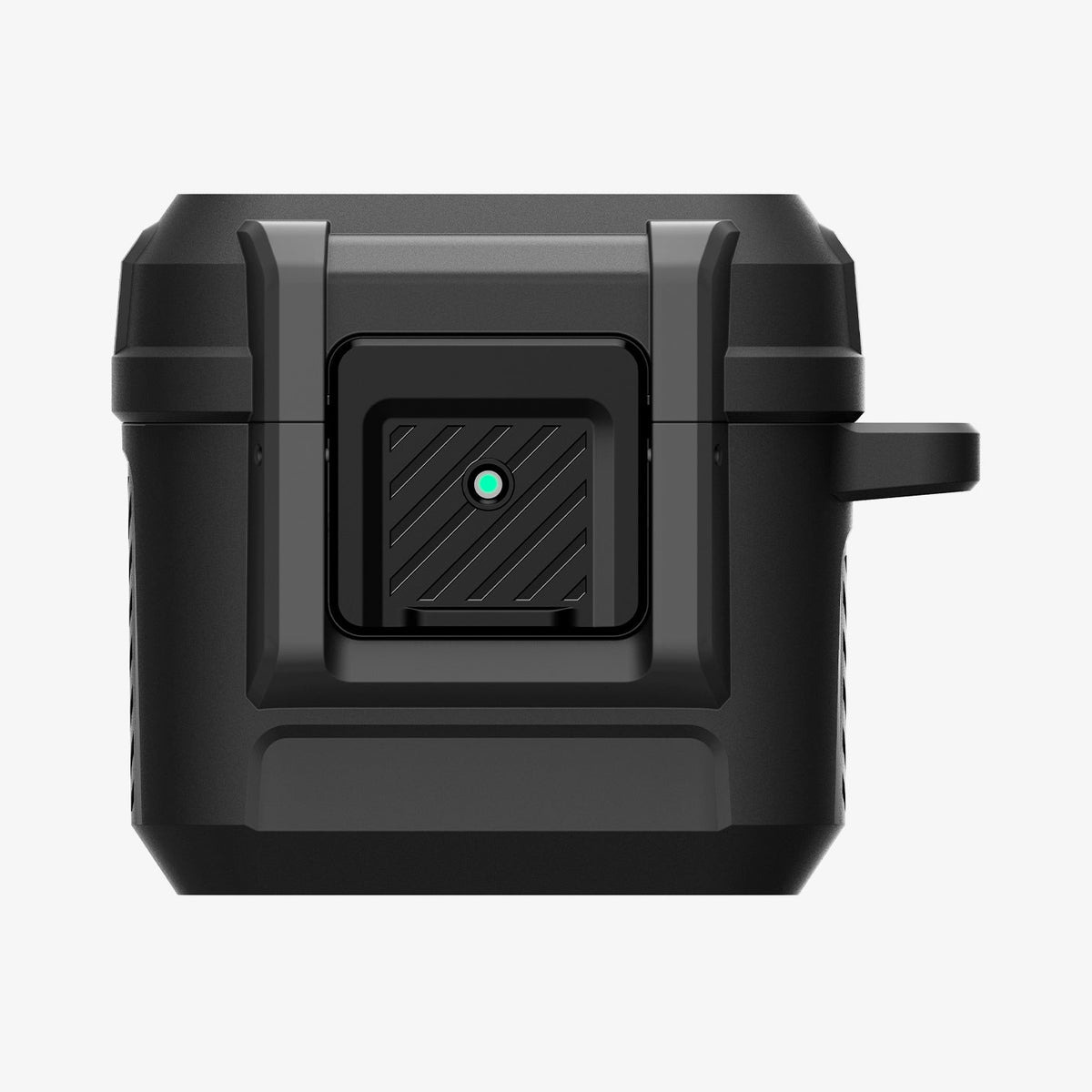 ACS09020 - AirPods 4 Case Lock Fit in Matte Black showing the front