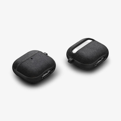 ACS08648 - AirPods 4 Pro / AirPods 4 Case Urban Fit in Black showing the front, back, sides and bottom