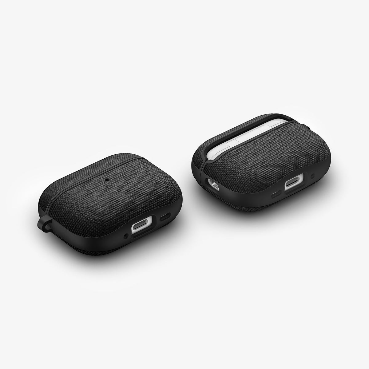 ACS11196 - AirPods Pro 3 Series Urban Fit in Matte Black showing the front, back, sides and bottom