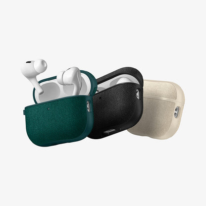 ACS11196 - AirPods Pro 3 Series Urban Fit in Matte Black showing three colors of case