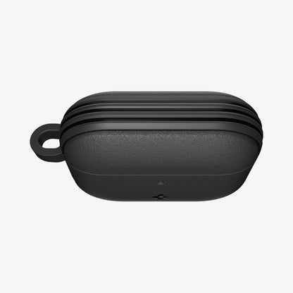 ACS09826 - AirPods Pro 3 Spigen Vault in Matte Black showing top of the case