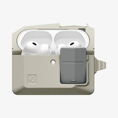 ACS10978 - AirPods Pro 3 Classic LS showing the front with top open and AirPods inside