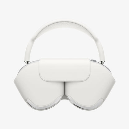 ASD02833 - Apple AirPods Max Case Urban Fit in gray showing the headphones inserted into cover