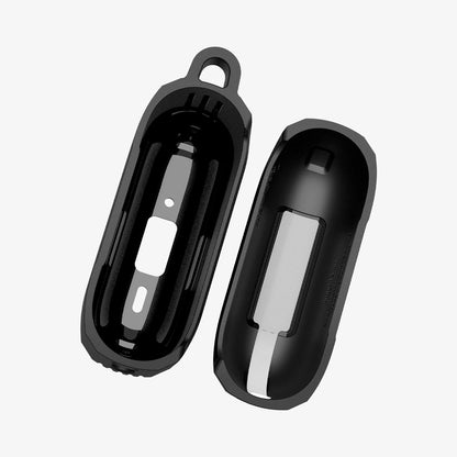 ACS09822 - AirPods Pro 3 Rugged Armor in Matte Black showing the inner of top and bottom