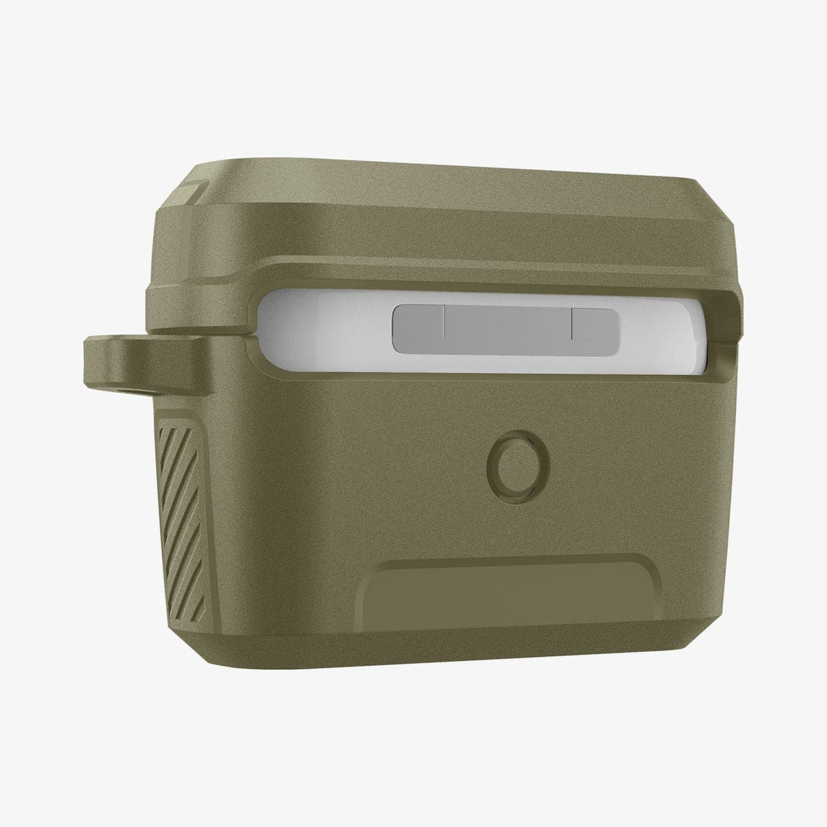 ACS05910 - Apple AirPods Pro Case Lock Fit in vintage khaki showing the back and side