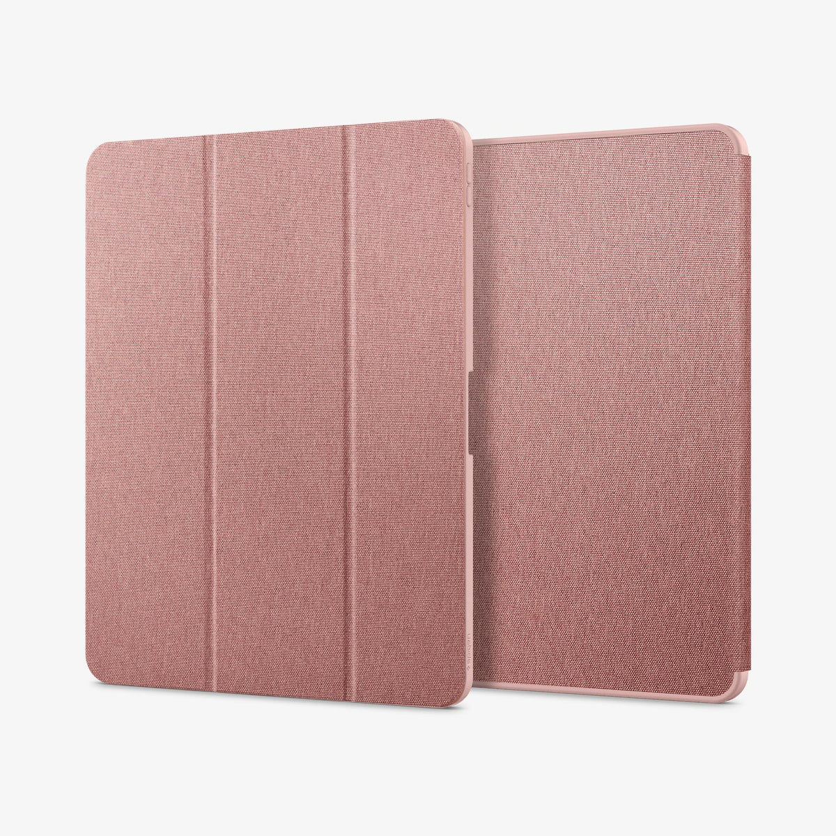 ACS07673 - iPad Air 12.9-inch Case Urban Fit in Rose Gold showing the front, partial side and partial front and side