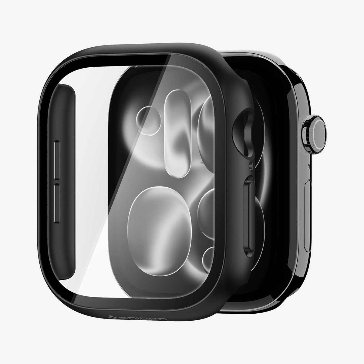 ACS11882 - Apple Watch 12 (42mm) Series Thin Fit 360 Apple Watch showing side