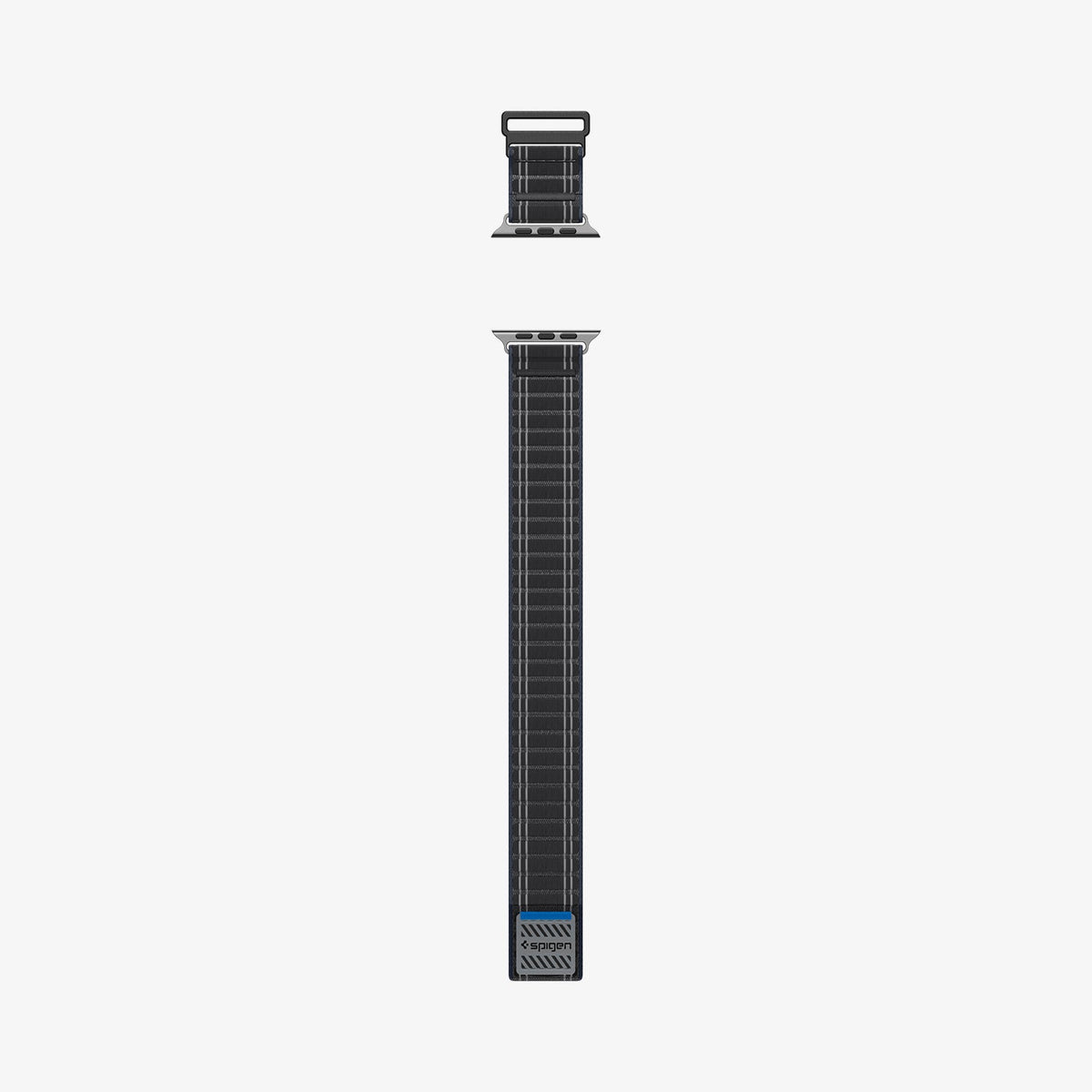AMP10141 - Apple Watch Ultra (49mm) WBF0 in Black showing the band laid out flat