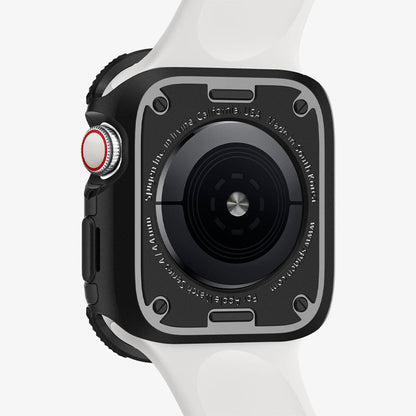 062CS24477 - Apple Watch Series (44mm) Case Tough Armor in black showing the back