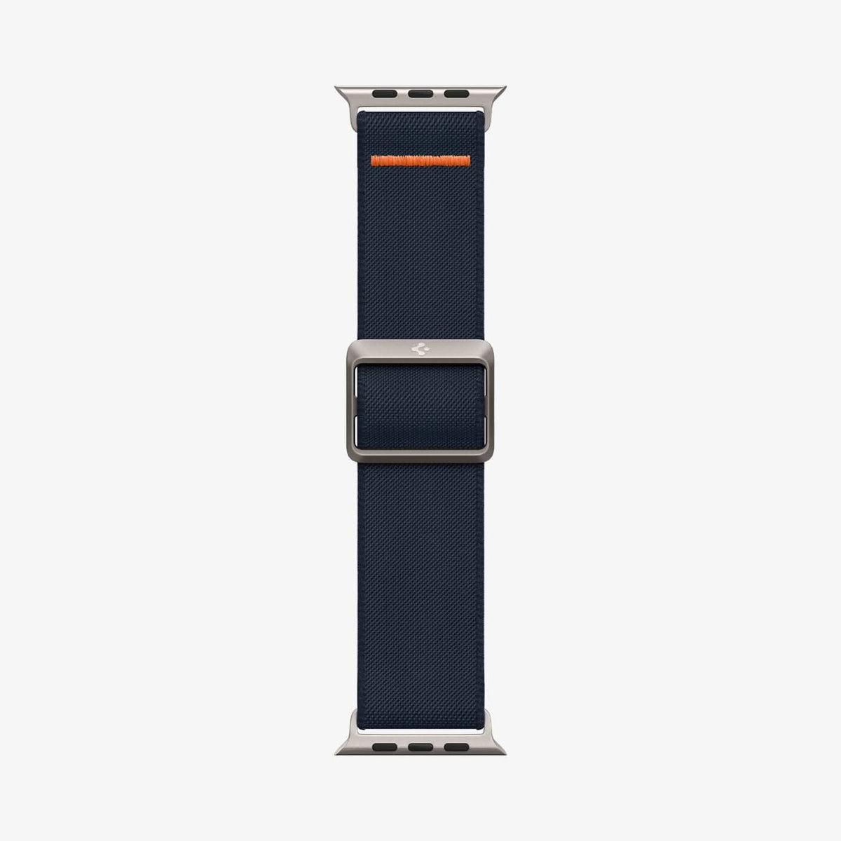 AMP05984 - Apple Watch Series (Apple Watch (49mm)/Apple Watch (45mm)/Apple Watch (42mm)) Watch Band Lite Fit Ultra in navy showing the watch band laid out flat
