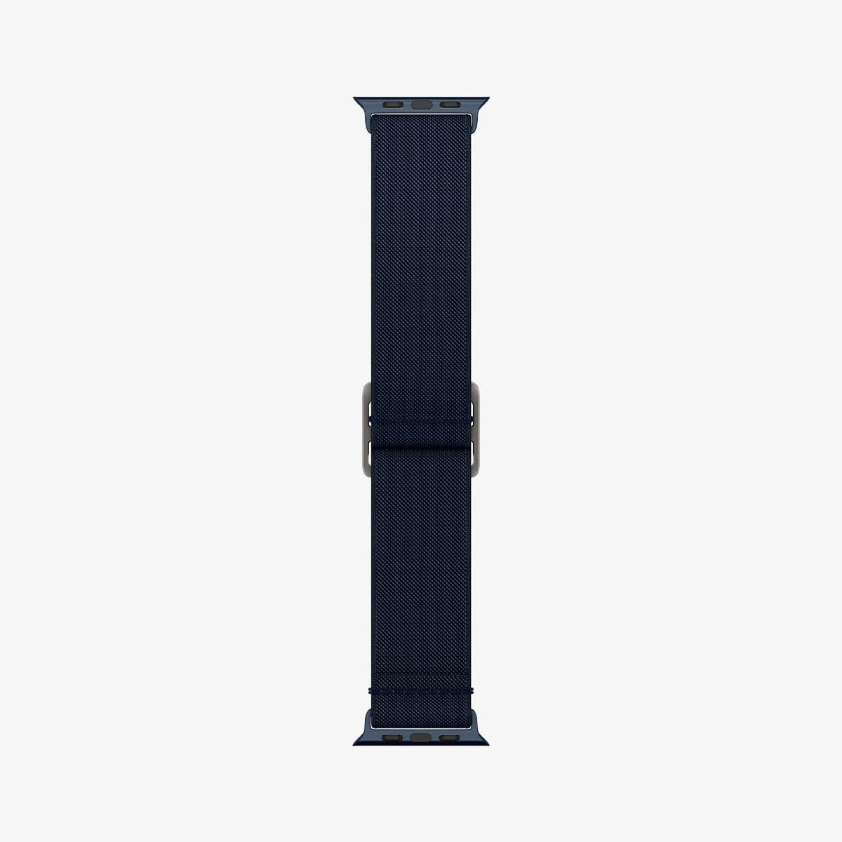 AMP02291 - Apple Watch Series (Apple Watch (41mm)/Apple Watch (38mm)) Watch Band Lite Fit in navy showing the watch band laid out flat