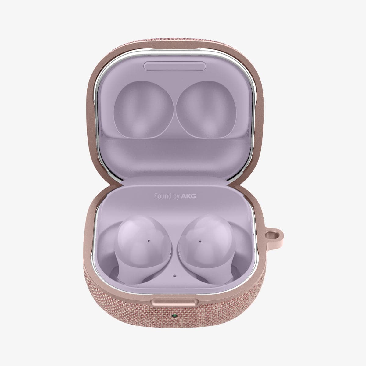 ASD01443 - Galaxy Buds 2 Pro / 2 / Pro / Live Case Urban Fit in bronze showing the front with top open and earbuds inside