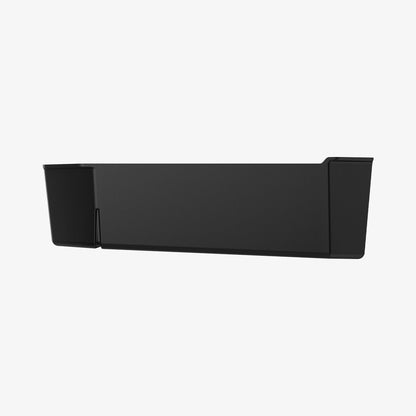 ACP07809 - Tesla Cybertruck Center Console Organizer Tray CO220T in Black showing the side