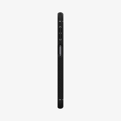 ACS03046 - Galaxy A32 5G Case Rugged Armor in Matte Black showing the side with side buttons