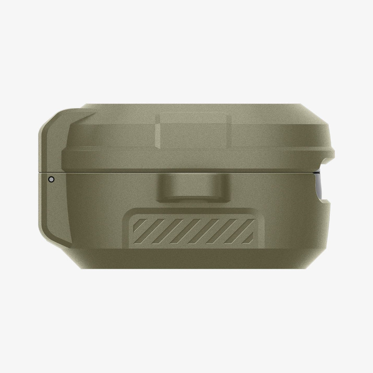 ACS05912 - Galaxy Buds 2 Pro / 2 / Pro / Live Case Lock Fit in vintage khaki showing the side