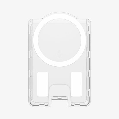 AFA09206 - Galaxy S25 Series Ultra Hybrid MagFit Wallet (MagFit) in Crystal Clear showing the front