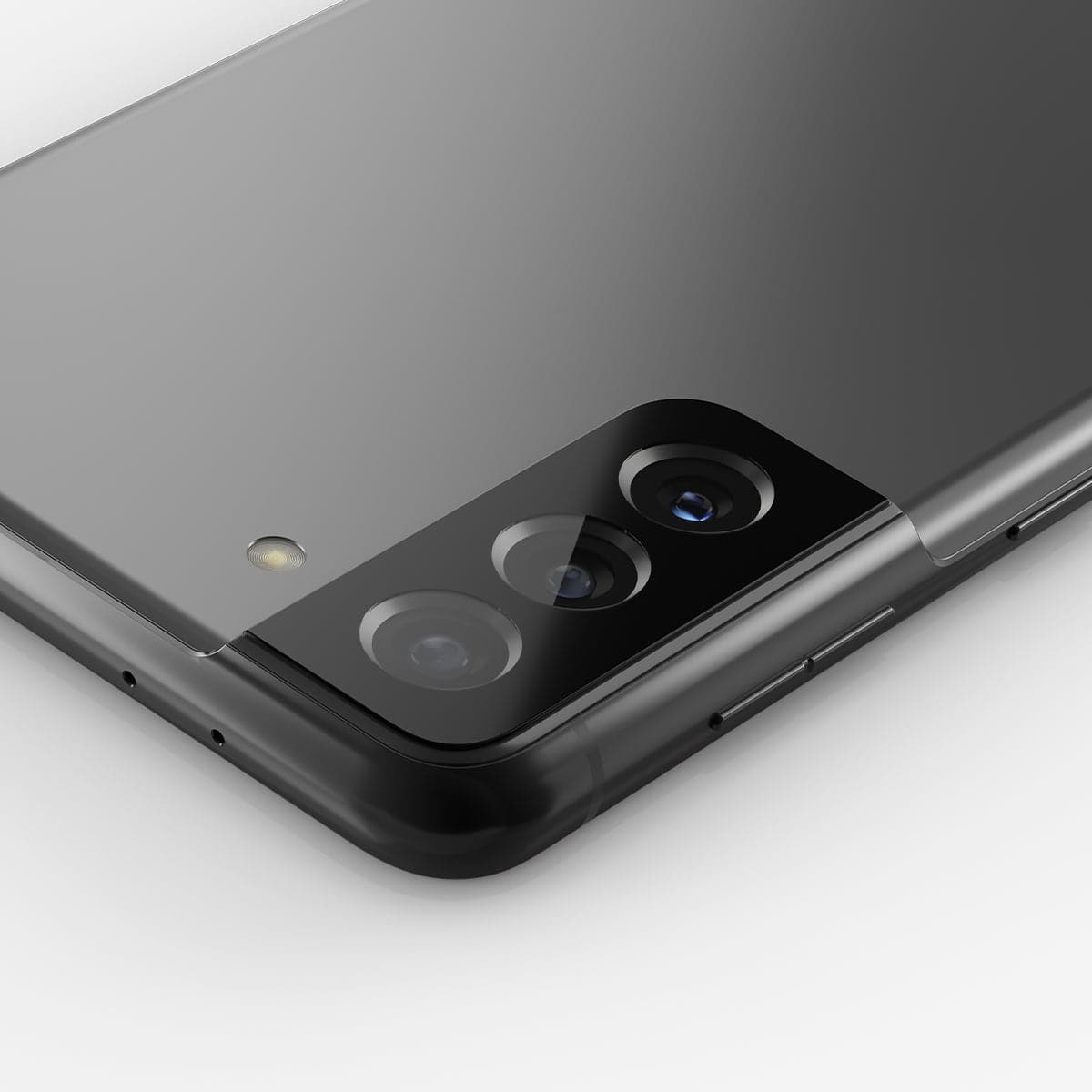 AGL04146 - Galaxy S22 5G Galaxy S22 Plus 5G Optik Lens Protector in black shown close up