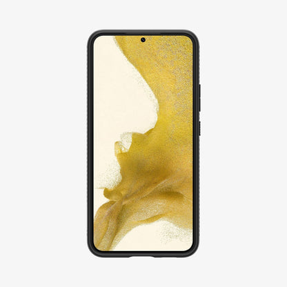 ACS03953 - Galaxy S22 Plus 5G Case Liquid Air in black showing the front