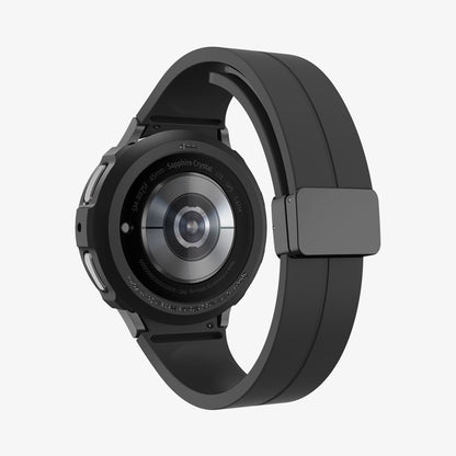 ACS05185 - Galaxy Watch 5 Pro (45mm) Case Liquid Air in matte black showing the back