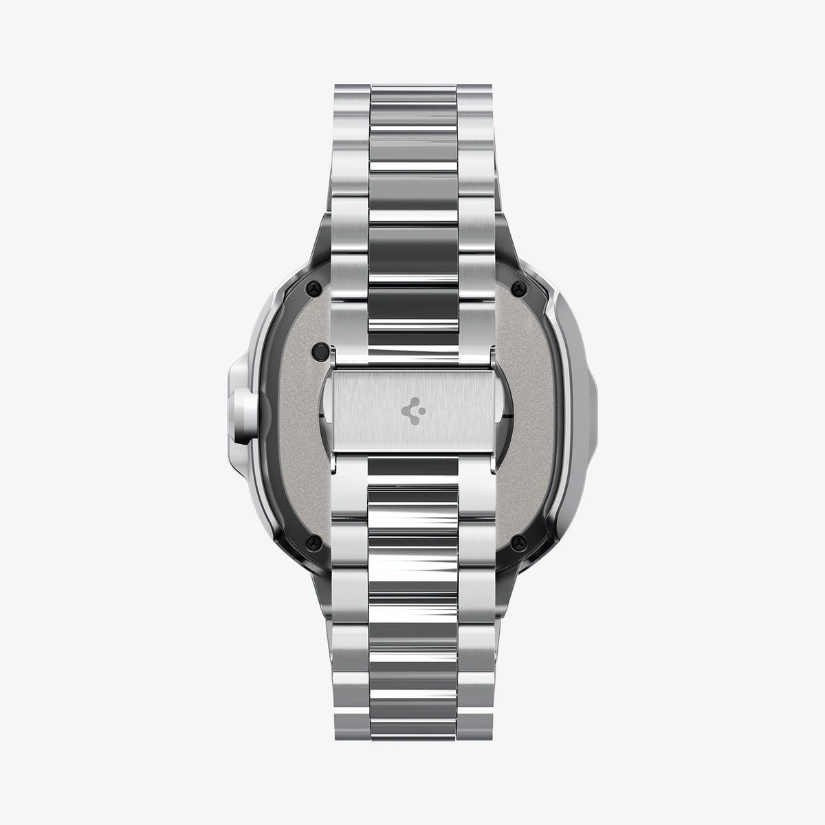 ACS10017 - Galaxy Watch 8 Bezel Tune Pro in sliver showing the back