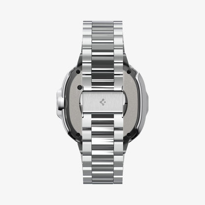 ACS10017 - Galaxy Watch 8 Bezel Tune Pro in sliver showing the back