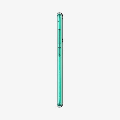 ACS01848 - Galaxy S20 FE Ultra Hybrid Case in crystal clear showing the side