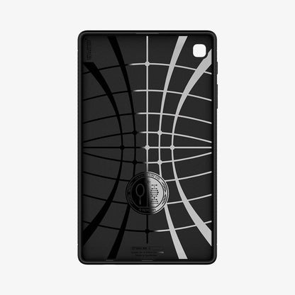 ACS02863 - Galaxy Tab A7 Lite Case Rugged Armor in matte black showing the inside of case
