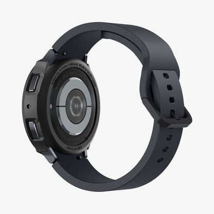 ACS06393 - Galaxy Watch 6 (40mm) Case Liquid Air in matte black showing the back and side