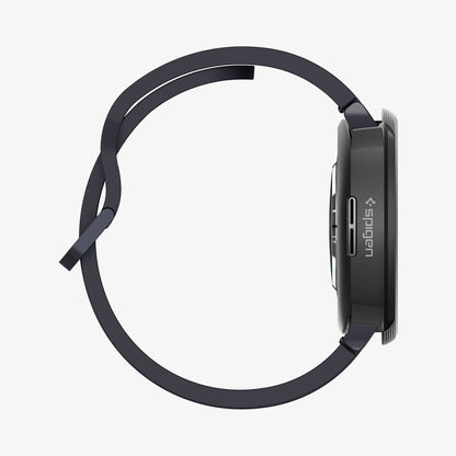 ACS06393 - Galaxy Watch 6 (40mm) Case Liquid Air in matte black showing the side