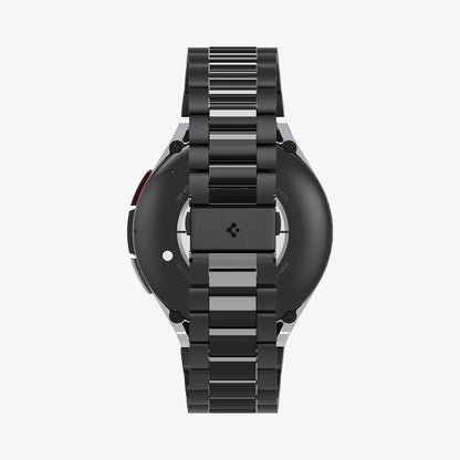 AMP06490 - Watch 6 Classic (47mm) Modern Fit 316L Band in Black showing the partial back and bottom