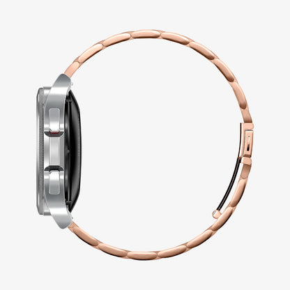 600WB24982 - Galaxy Watch Band (20mm) Modern Fit in rose gold showing the side
