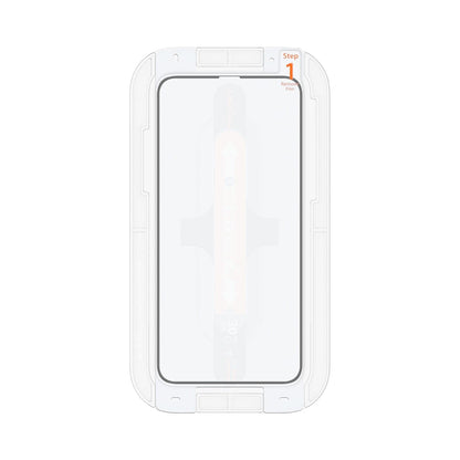 063GL25358 - iPhone 11 Pro Screen Protector GLAS.tR EZ Fit showing the screen protector inside of ez fit tray