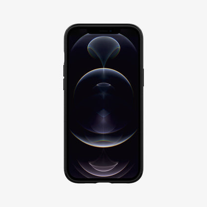 ACS01864 - iPhone 12 Pro Max Case MagArmor in black showing the front