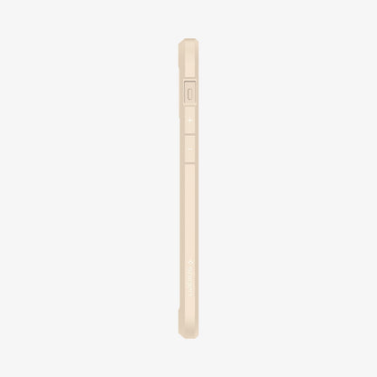 ACS02177 - iPhone 12 Pro / 12 Case Ultra Hybrid in sand beige showing the side with volume controls