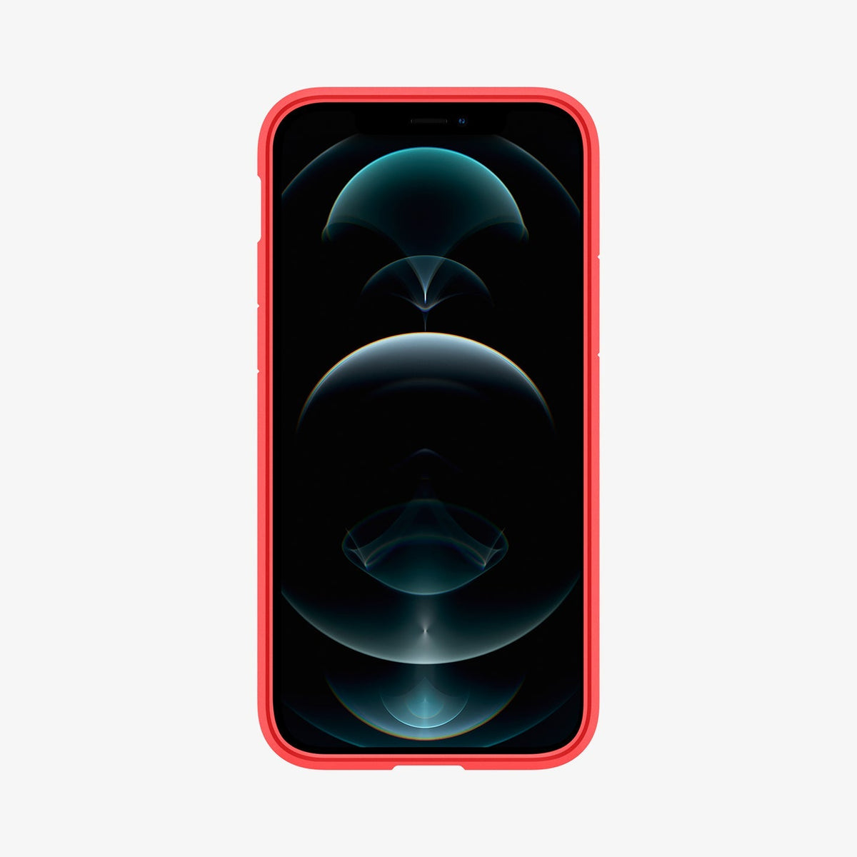 ACS01704 - iPhone 12 Pro / 12 Case Ultra Hybrid in red showing the front