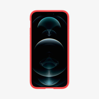 ACS01704 - iPhone 12 Pro / 12 Case Ultra Hybrid in red showing the front