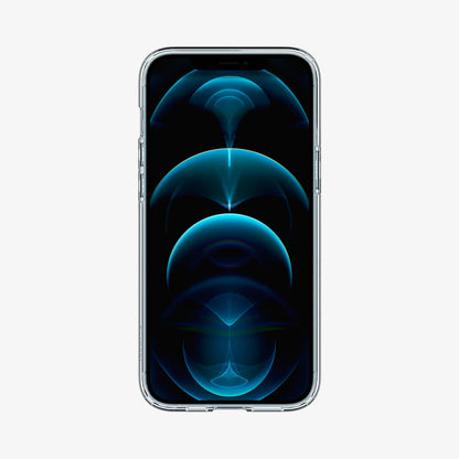 ACS01618 - iPhone 12 Pro Max Case Ultra Hybrid in crystal clear showing the front