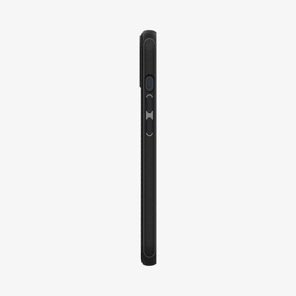 ACS03680 - iPhone 13 Mini Case Mag Armor in black showing the side with volume controls