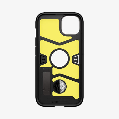 ACS03330 - iPhone 13 Mini Case Tough Armor in gunmetal showing the inside of case