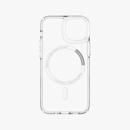 ACS03322 - iPhone 13 Mini Case Ultra Hybrid Mag Safe Compatible in white showing the inside of case